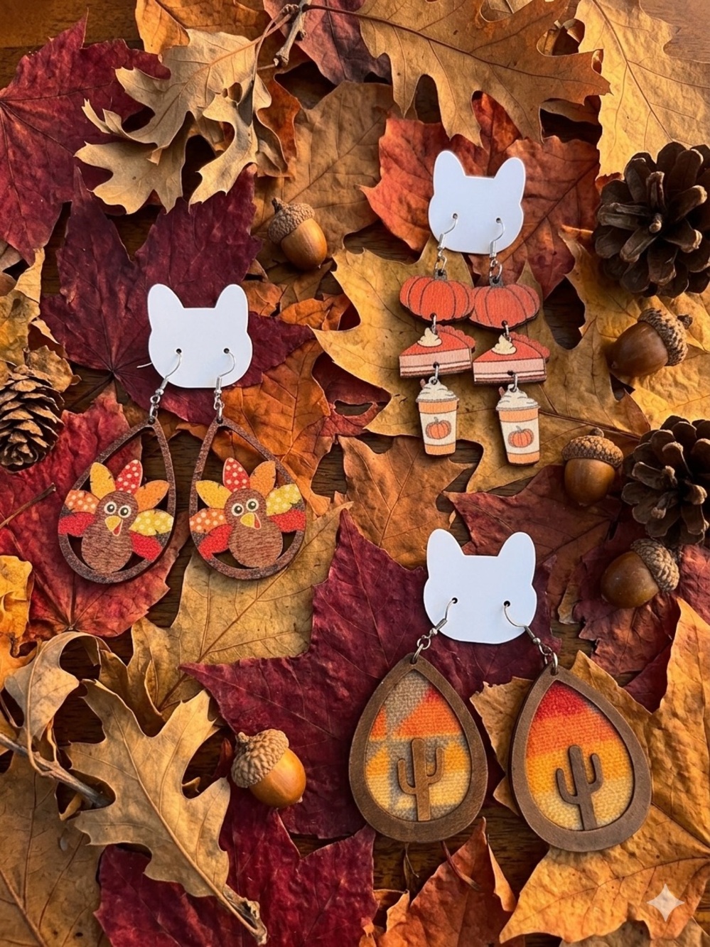 Colorful Fall Earrings